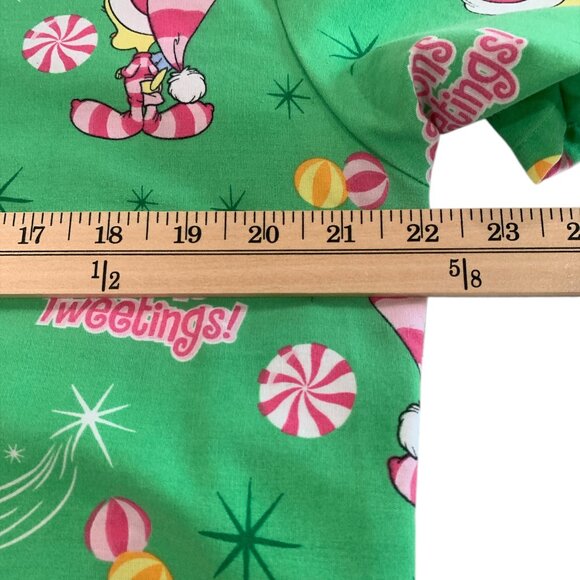 Looney Tunes Women's Tweety Bird Christmas Nursing Medical Scrub Top Size XL - Picture 7 of 9